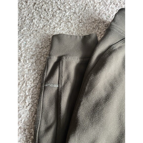 Lululemon Stretch High Rise Jogger Pant Olive Green Size 4 EUC Athleisure Lounge - Picture 7 of 9